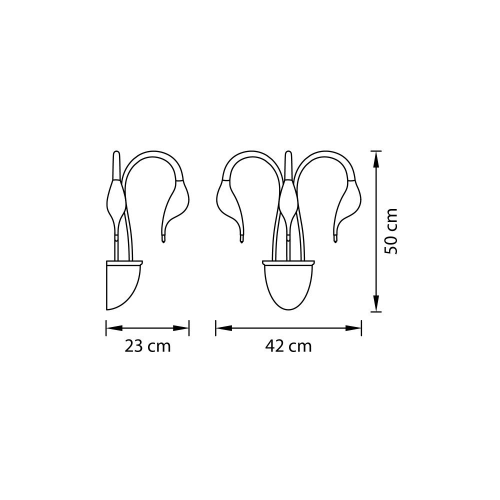 Lightstar (MD8098-3A CR) Бра Cigno collo 3х20W G4 ХРОМ (в комплекте) Lightstar (MD8098-3A CR) Бра Cigno collo 3х20W G4 ХРОМ (в комплекте)