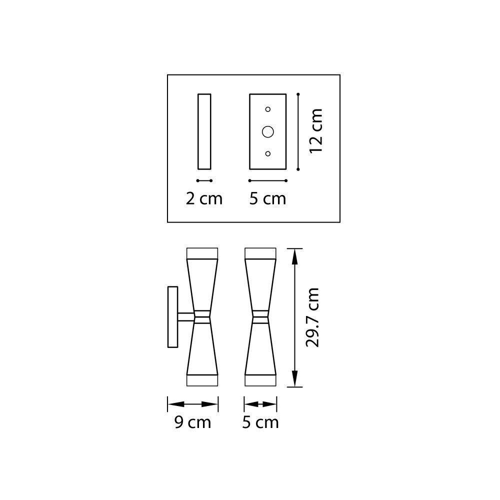 Lightstar (MB1220-2BL) Бра PUNTO 2х7W G9 (Led) ЧЕРНЫЙ (в комплекте) Lightstar (MB1220-2BL) Бра PUNTO 2х7W G9 (Led) ЧЕРНЫЙ (в комплекте)